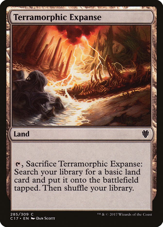 Terramorphic Expanse [Commander 2017] MTG Single Magic: The Gathering    | Red Claw Gaming
