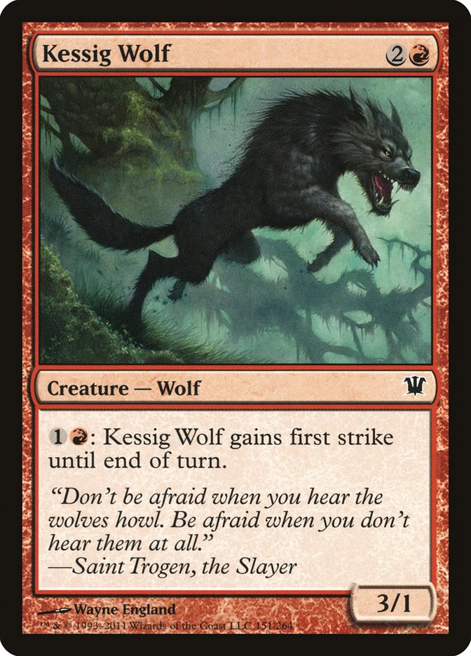 Kessig Wolf [Innistrad] MTG Single Magic: The Gathering    | Red Claw Gaming