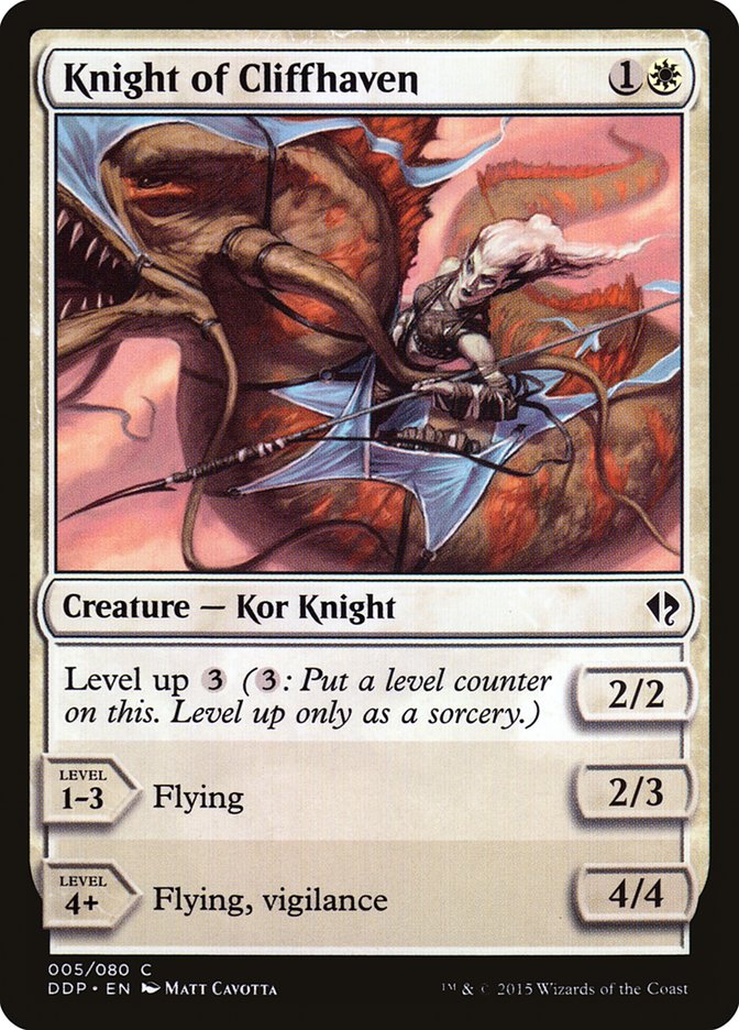 Knight of Cliffhaven [Duel Decks: Zendikar vs. Eldrazi] MTG Single Magic: The Gathering    | Red Claw Gaming