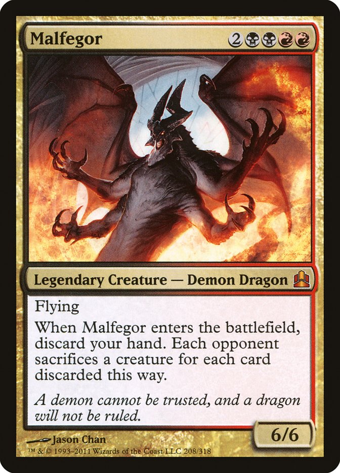 Malfegor [Commander 2011] MTG Single Magic: The Gathering    | Red Claw Gaming