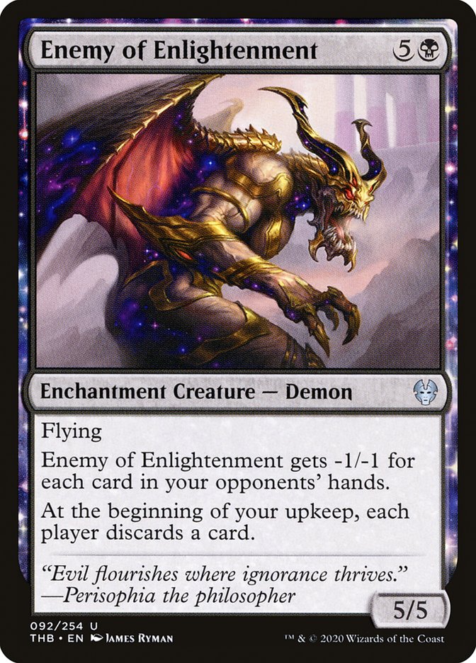 Enemy of Enlightenment [Theros Beyond Death] MTG Single Magic: The Gathering    | Red Claw Gaming