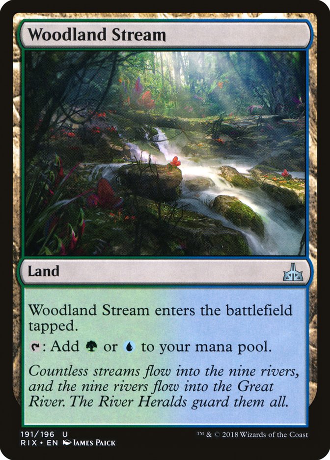 Woodland Stream [Rivals of Ixalan] MTG Single Magic: The Gathering    | Red Claw Gaming