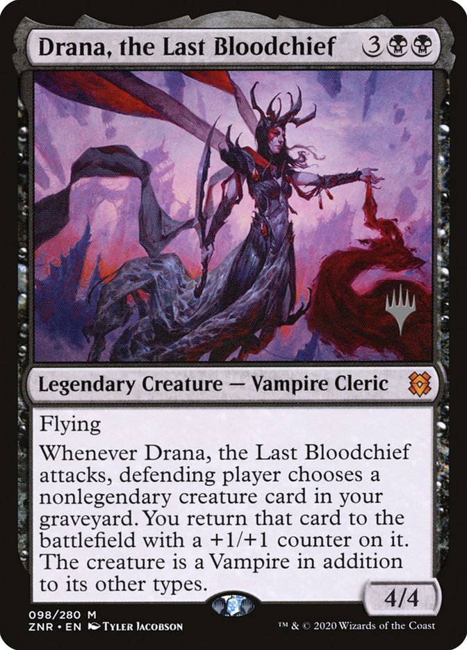 Drana, the Last Bloodchief (Promo Pack) [Zendikar Rising Promos] MTG Single Magic: The Gathering    | Red Claw Gaming