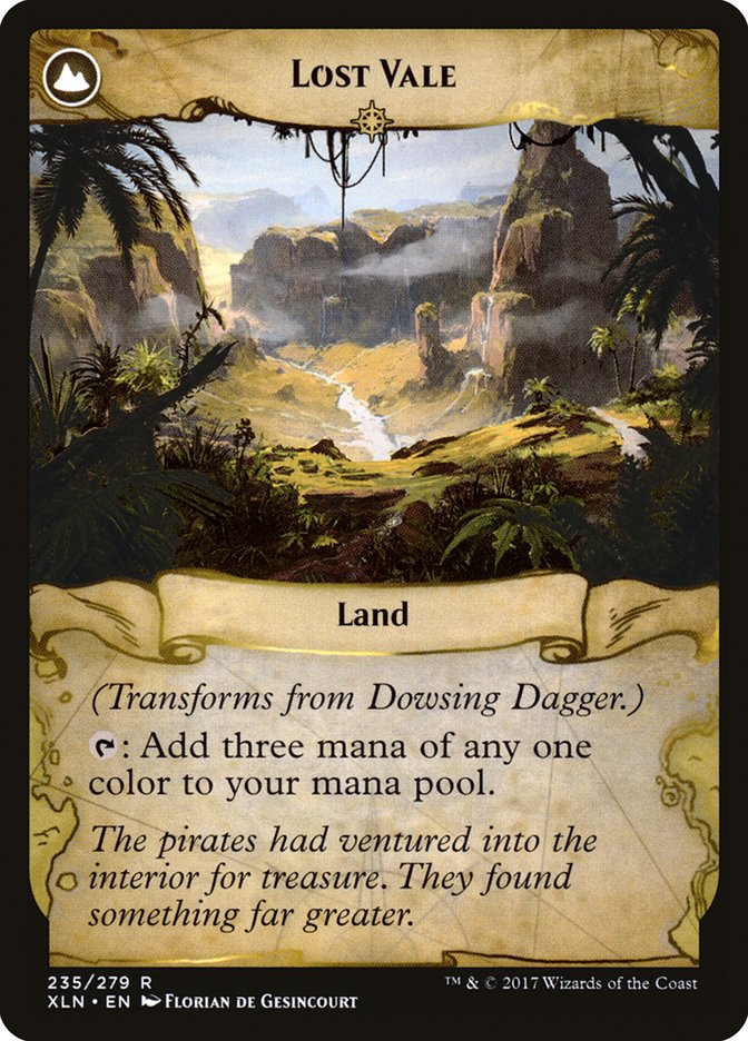 Dowsing Dagger // Lost Vale [Ixalan] MTG Single Magic: The Gathering    | Red Claw Gaming