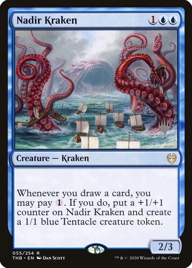 Nadir Kraken (Promo Pack) [Theros Beyond Death Promos] MTG Single Magic: The Gathering    | Red Claw Gaming