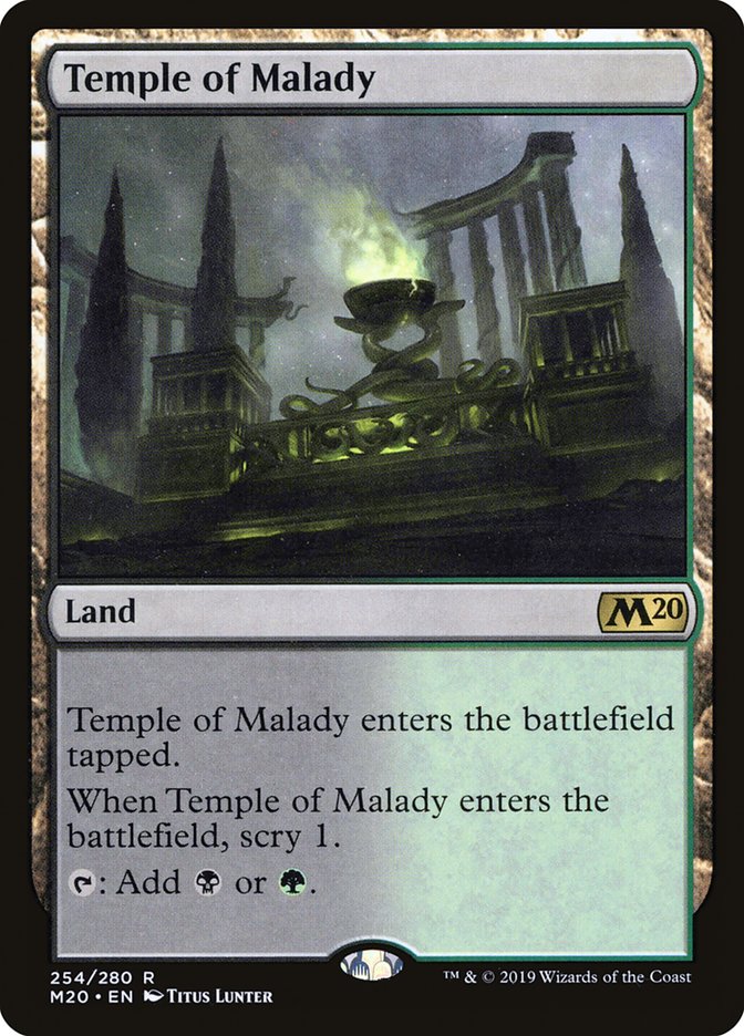 Temple of Malady [Core Set 2020] MTG Single Magic: The Gathering    | Red Claw Gaming