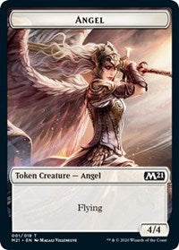 Angel // Griffin Double-Sided Token [Core Set 2021 Tokens] MTG Single Magic: The Gathering    | Red Claw Gaming