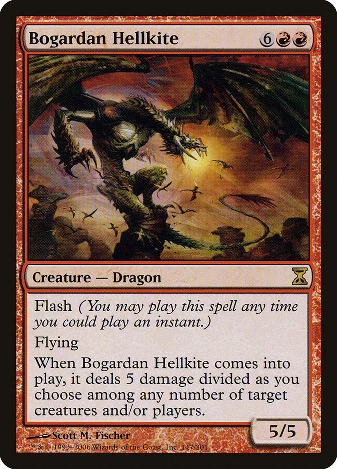 Bogardan Hellkite [Time Spiral] MTG Single Magic: The Gathering    | Red Claw Gaming