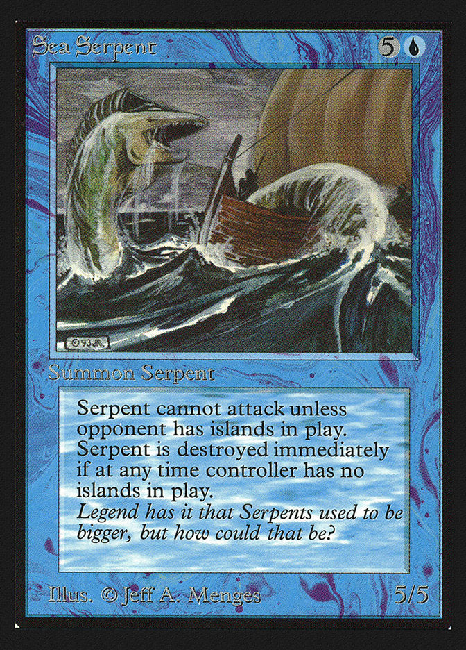 Sea Serpent [International Collectors' Edition] MTG Single Magic: The Gathering    | Red Claw Gaming