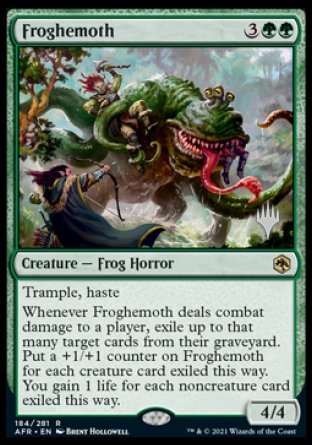 Froghemoth (Promo Pack) [Dungeons & Dragons: Adventures in the Forgotten Realms Promos] MTG Single Magic: The Gathering    | Red Claw Gaming