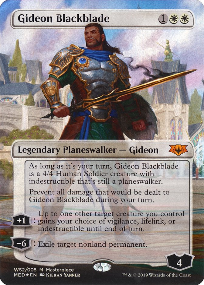 Gideon Blackblade [Mythic Edition] MTG Single Magic: The Gathering    | Red Claw Gaming