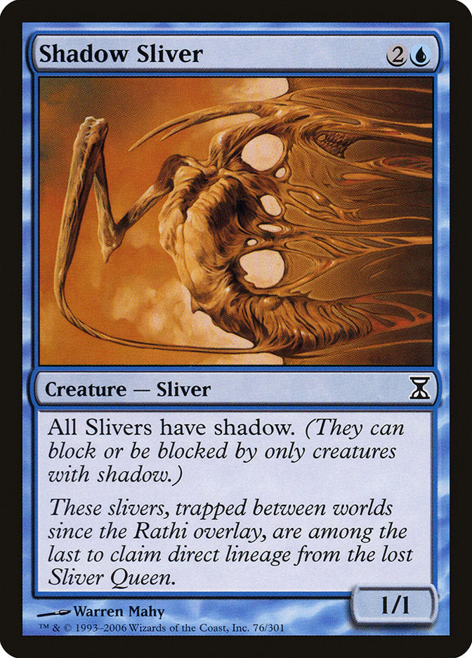 Shadow Sliver [Time Spiral] MTG Single Magic: The Gathering    | Red Claw Gaming