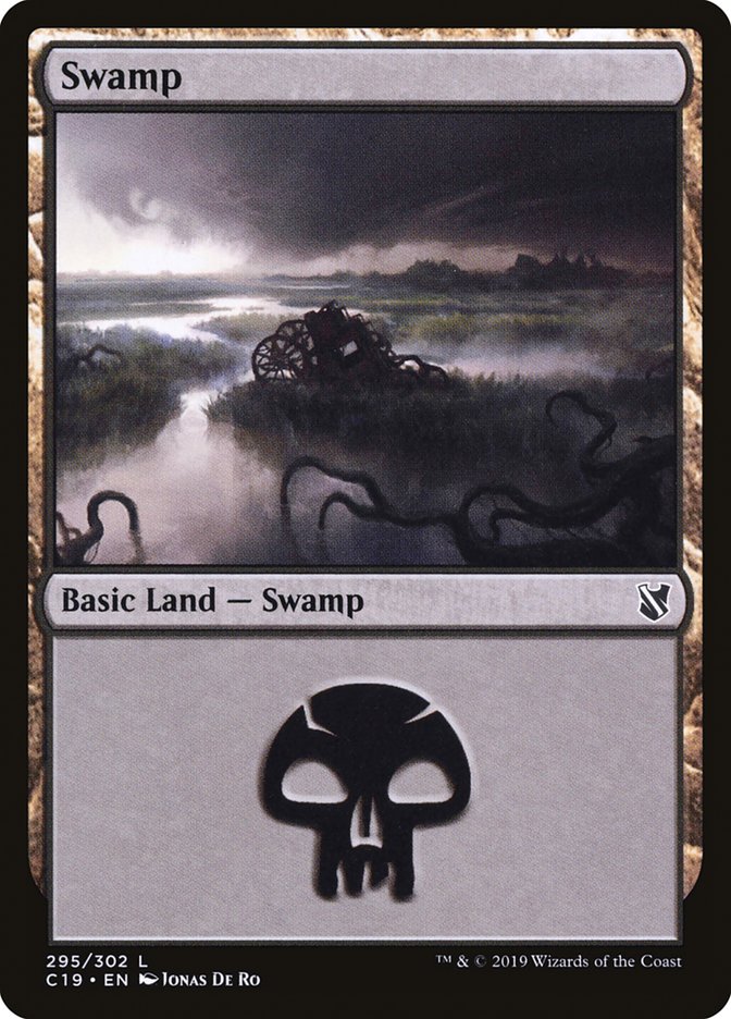 Swamp (295) [Commander 2019] MTG Single Magic: The Gathering    | Red Claw Gaming