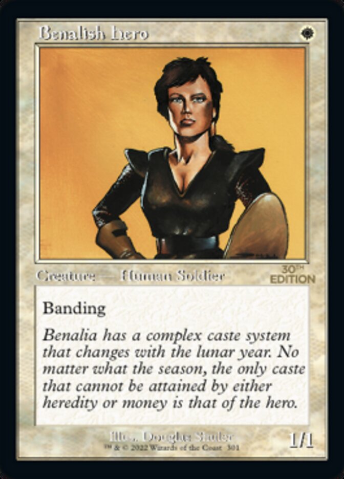 Benalish Hero (Retro) [30th Anniversary Edition] MTG Single Magic: The Gathering    | Red Claw Gaming