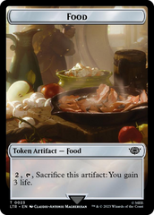 Treasure // Food (0023) Double-Sided Token (Surge Foil) [The Lord of the Rings: Tales of Middle-Earth Tokens] MTG Single Magic: The Gathering    | Red Claw Gaming