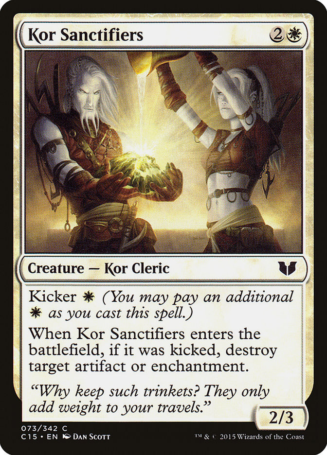 Kor Sanctifiers [Commander 2015] MTG Single Magic: The Gathering    | Red Claw Gaming