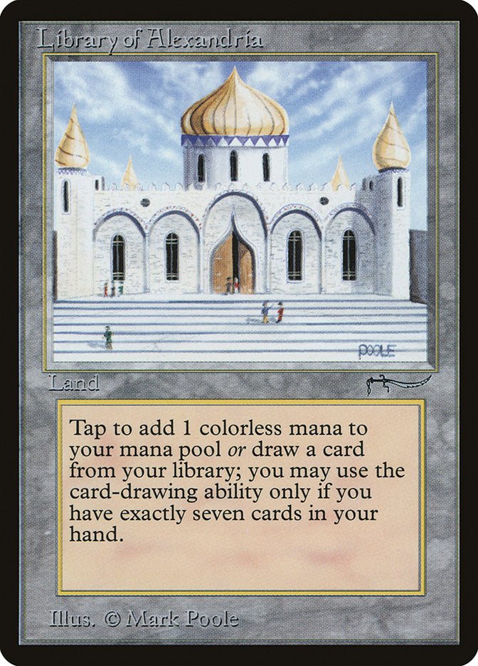 Library of Alexandria [Arabian Nights] MTG Single Magic: The Gathering    | Red Claw Gaming