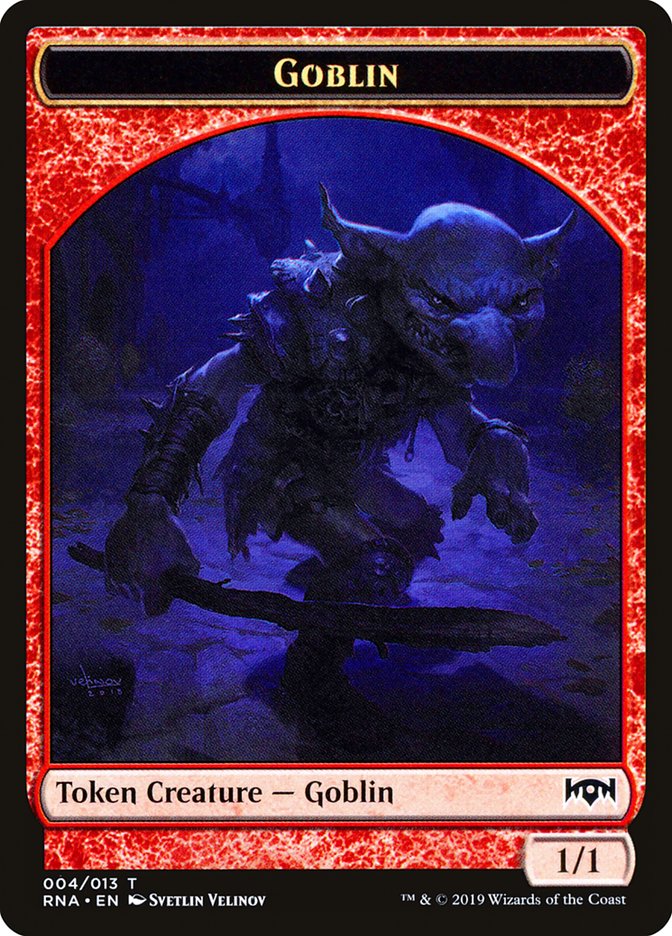 Goblin Token [Ravnica Allegiance Tokens] MTG Single Magic: The Gathering    | Red Claw Gaming