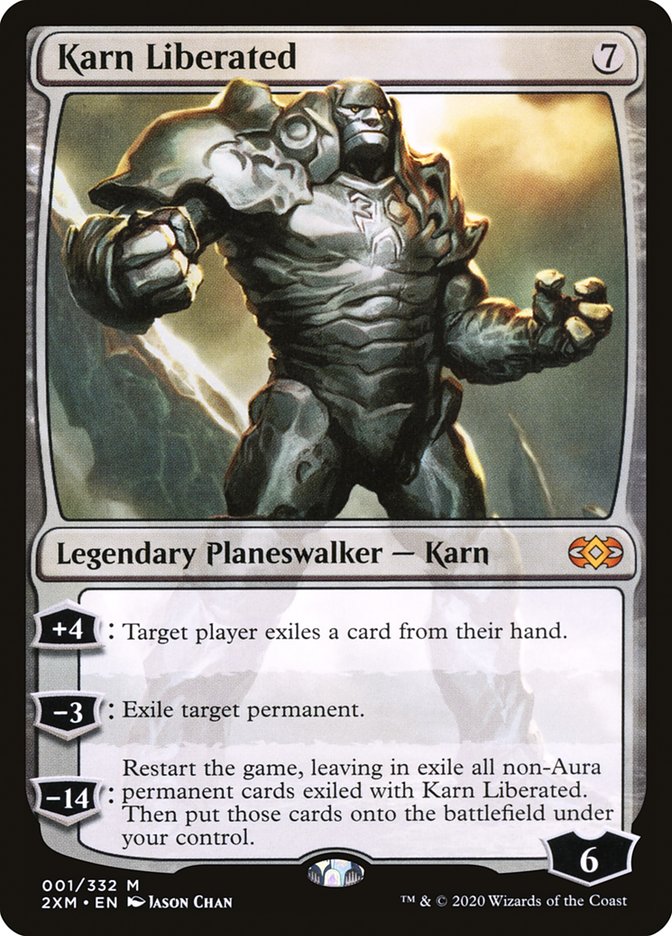 Karn Liberated [Double Masters] MTG Single Magic: The Gathering    | Red Claw Gaming