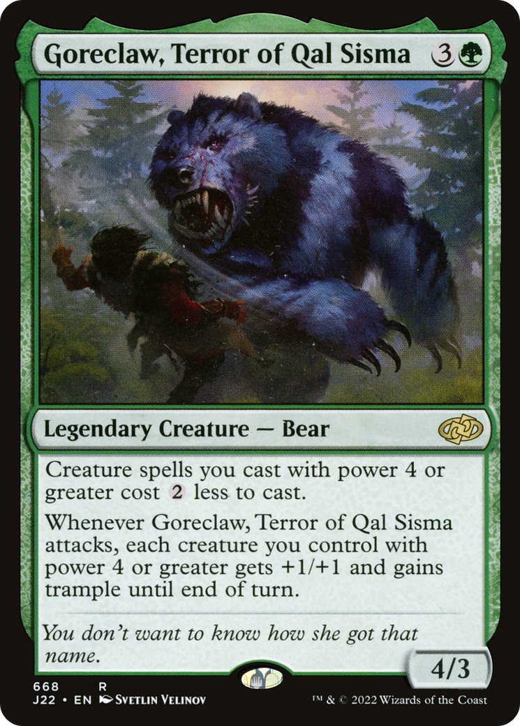 Goreclaw, Terror of Qal Sisma [Jumpstart 2022] MTG Single Magic: The Gathering    | Red Claw Gaming