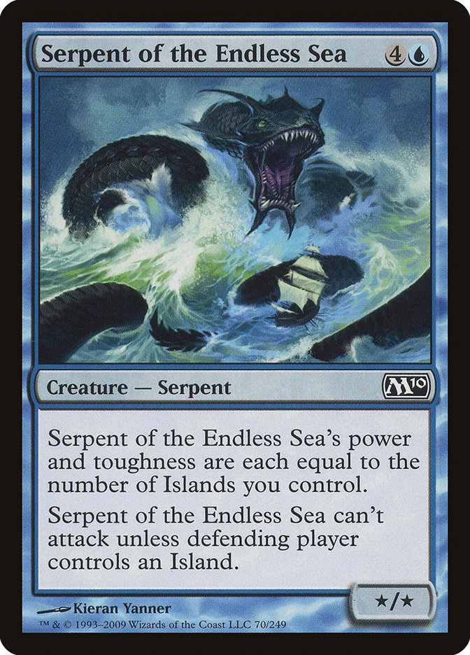 Serpent of the Endless Sea [Magic 2010] MTG Single Magic: The Gathering    | Red Claw Gaming