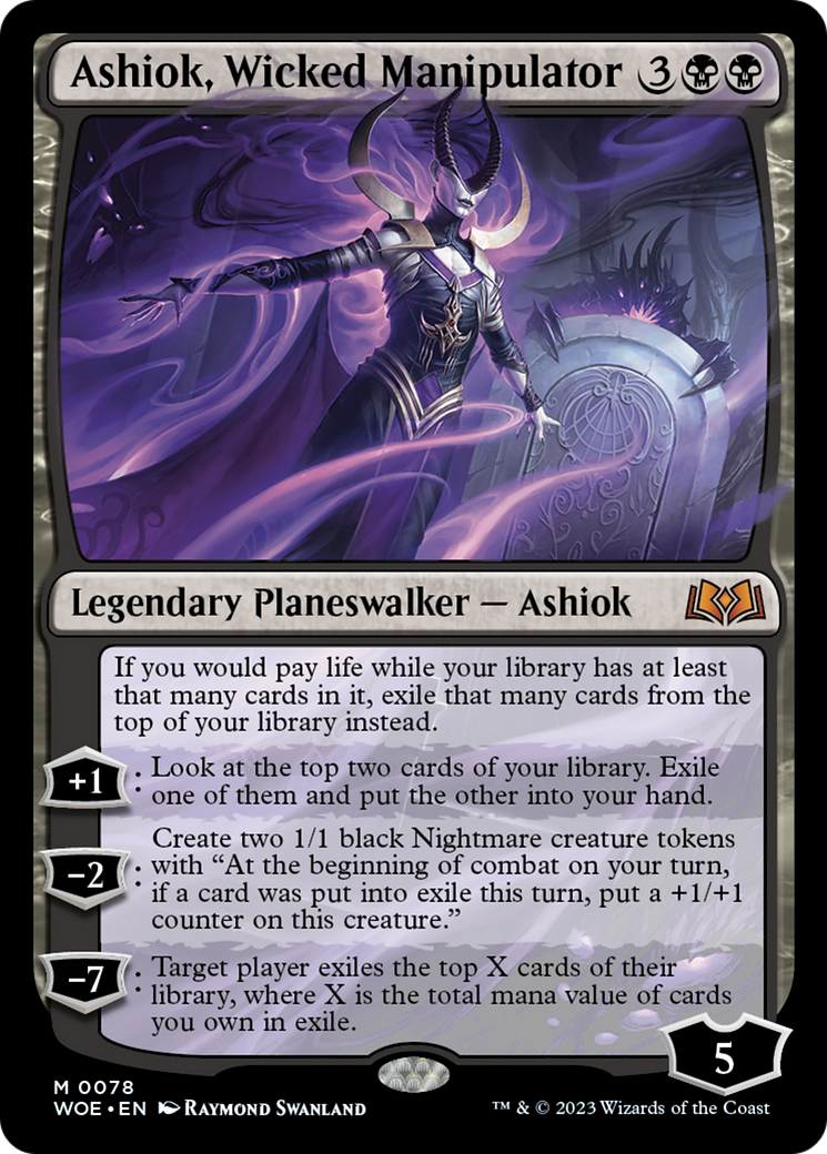 Ashiok, Wicked Manipulator [Wilds of Eldraine] MTG Single Magic: The Gathering    | Red Claw Gaming