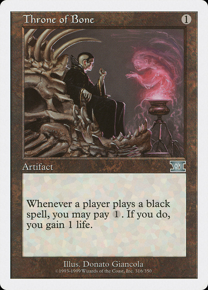 Throne of Bone [Classic Sixth Edition] MTG Single Magic: The Gathering    | Red Claw Gaming