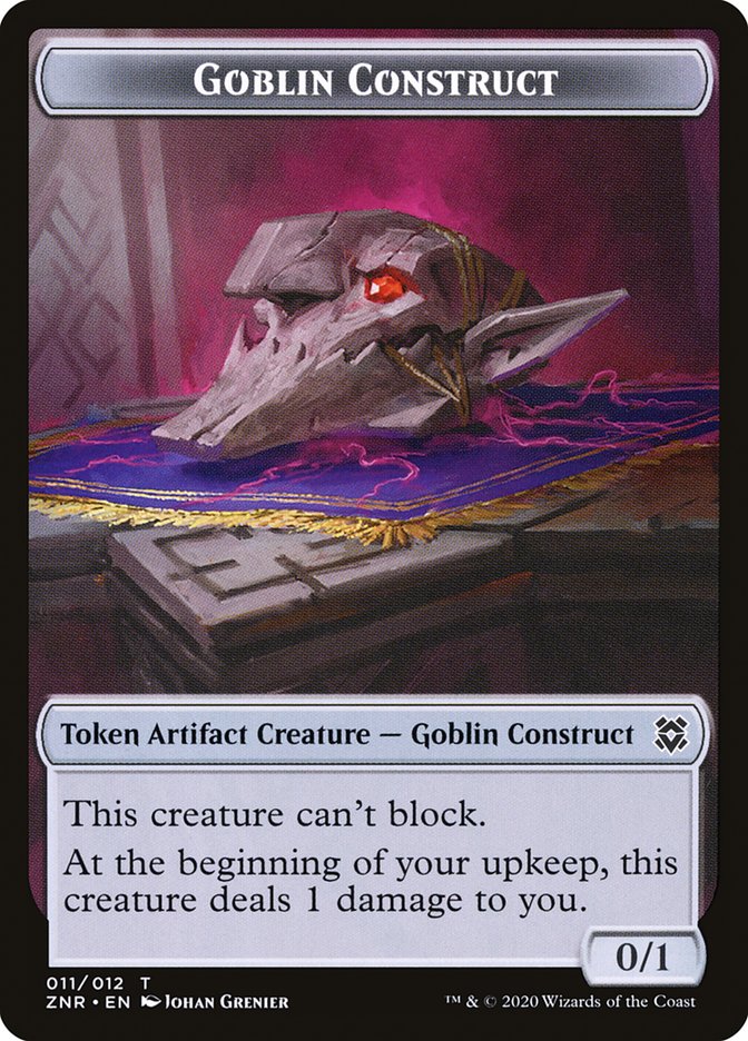 Goblin Construct Token [Zendikar Rising Tokens] MTG Single Magic: The Gathering    | Red Claw Gaming