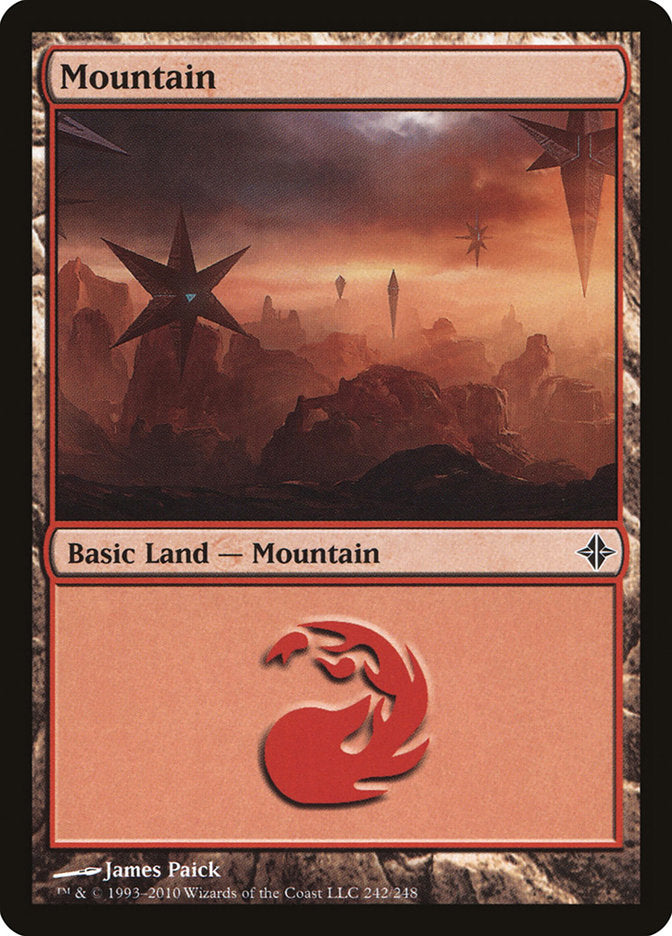 Mountain (242) [Rise of the Eldrazi] MTG Single Magic: The Gathering    | Red Claw Gaming