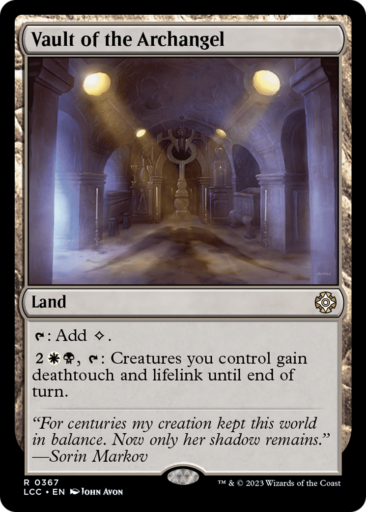 Vault of the Archangel [The Lost Caverns of Ixalan Commander] MTG Single Magic: The Gathering    | Red Claw Gaming