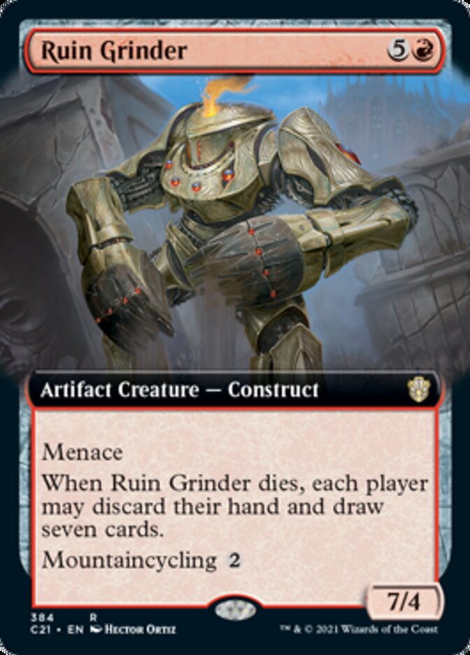 Ruin Grinder (Extended Art) [Commander 2021] MTG Single Magic: The Gathering    | Red Claw Gaming