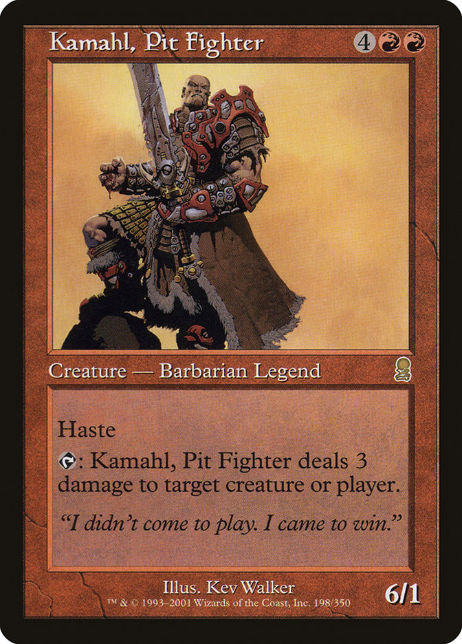Kamahl, Pit Fighter [Odyssey] MTG Single Magic: The Gathering    | Red Claw Gaming