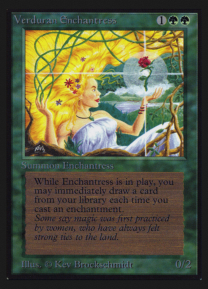 Verduran Enchantress [International Collectors' Edition] MTG Single Magic: The Gathering    | Red Claw Gaming