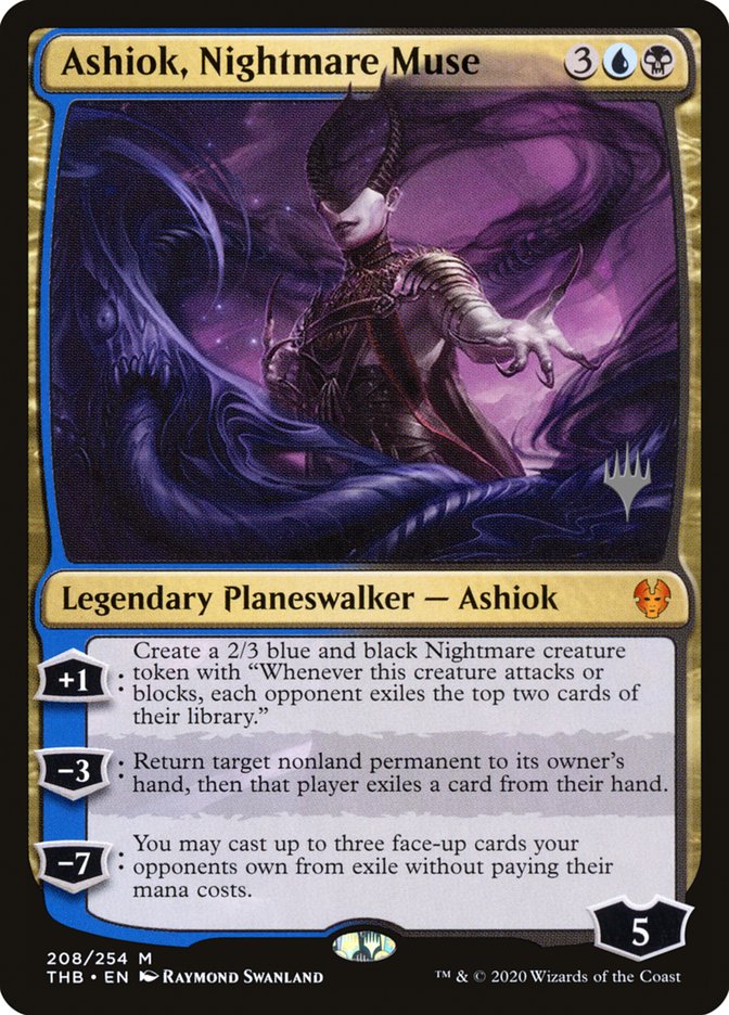 Ashiok, Nightmare Muse (Promo Pack) [Theros Beyond Death Promos] MTG Single Magic: The Gathering    | Red Claw Gaming