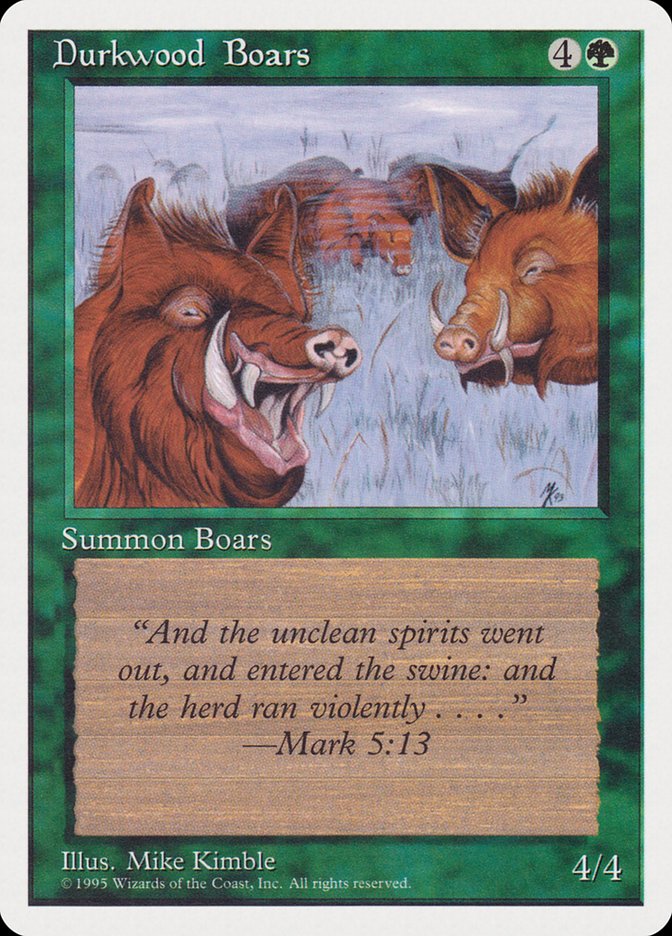 Durkwood Boars [Rivals Quick Start Set] MTG Single Magic: The Gathering    | Red Claw Gaming