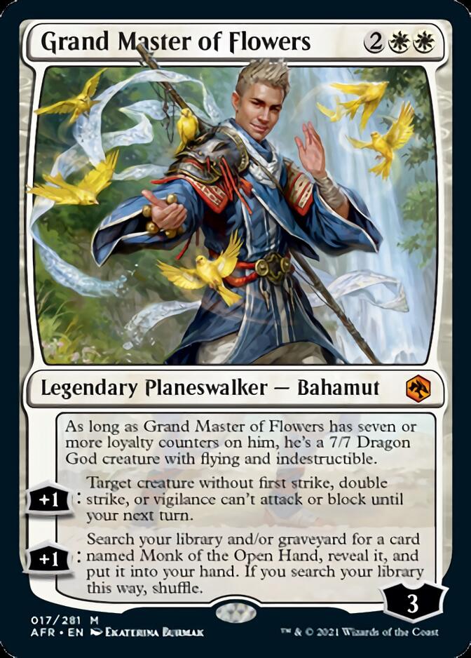 Grand Master of Flowers [Dungeons & Dragons: Adventures in the Forgotten Realms] MTG Single Magic: The Gathering    | Red Claw Gaming