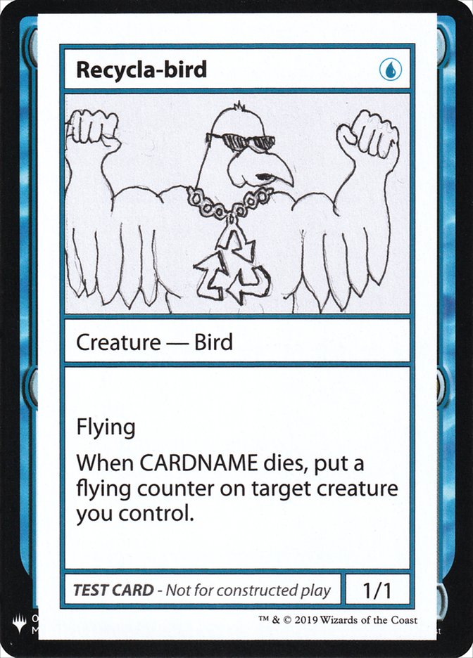 Recycla-bird [Mystery Booster Playtest Cards] MTG Single Magic: The Gathering    | Red Claw Gaming