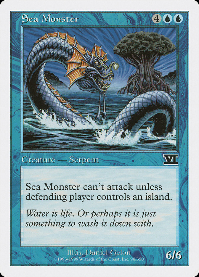 Sea Monster [Classic Sixth Edition] MTG Single Magic: The Gathering    | Red Claw Gaming