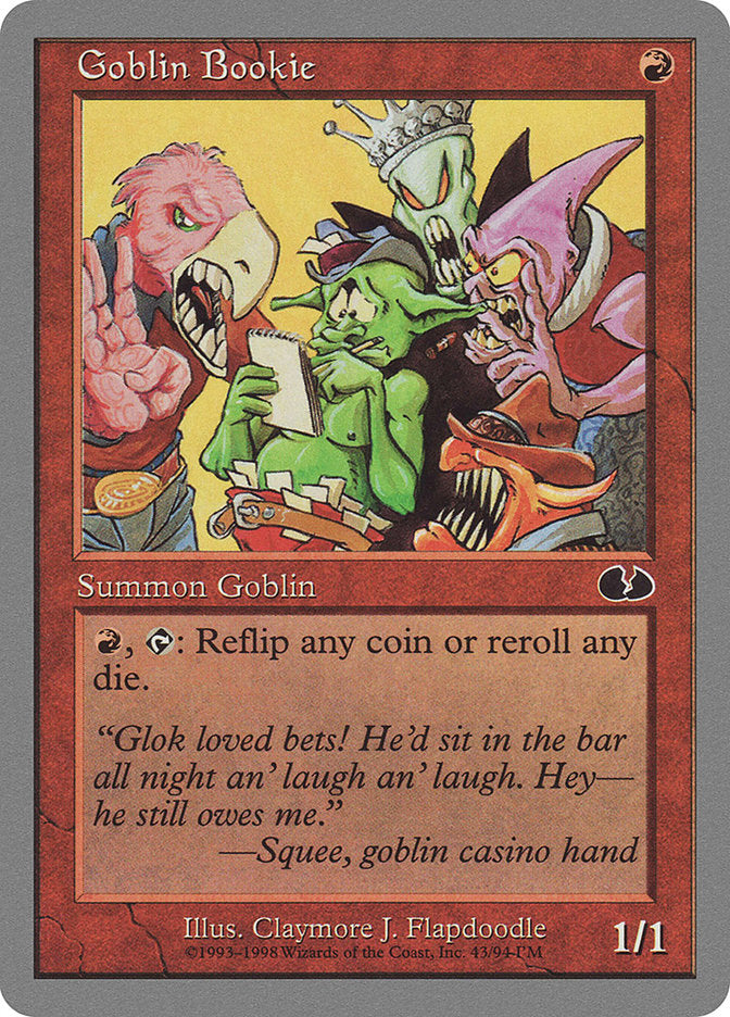 Goblin Bookie [Unglued] MTG Single Magic: The Gathering    | Red Claw Gaming