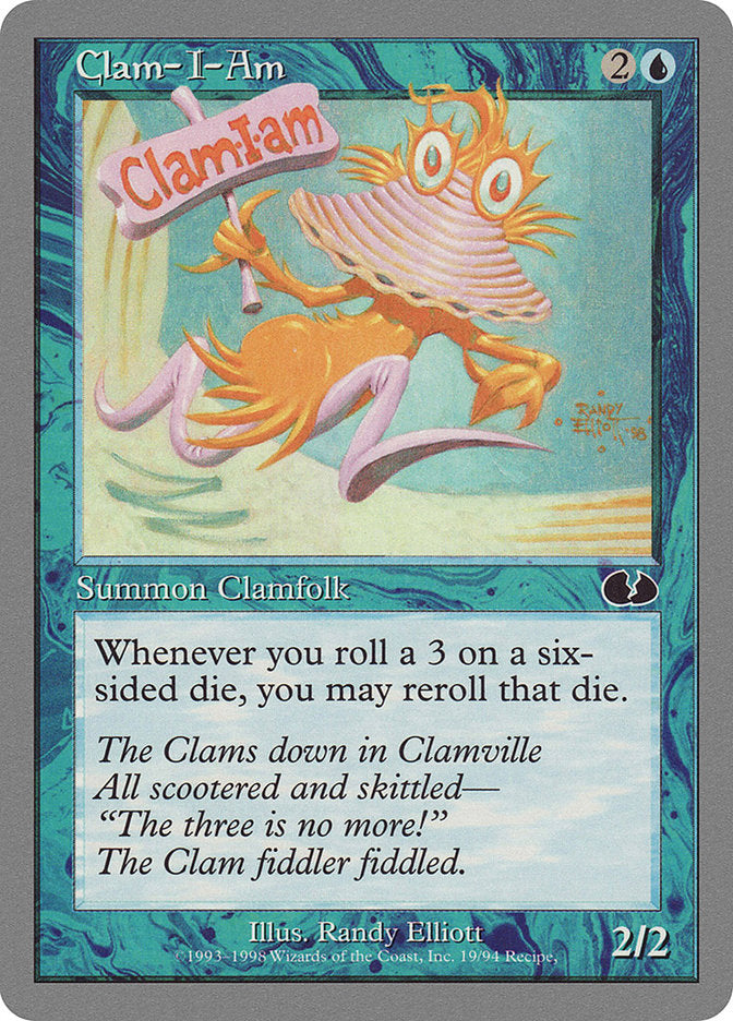 Clam-I-Am [Unglued] MTG Single Magic: The Gathering    | Red Claw Gaming