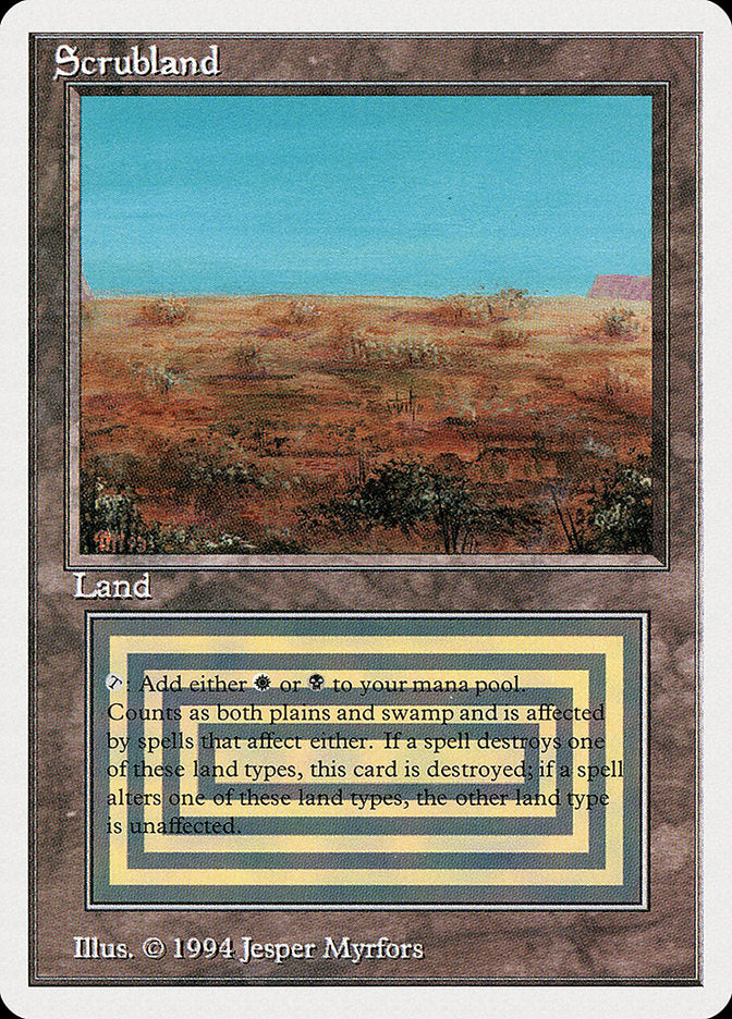 Scrubland [Summer Magic / Edgar] MTG Single Magic: The Gathering    | Red Claw Gaming