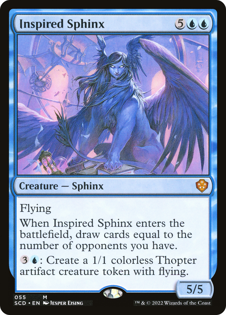 Inspired Sphinx [Starter Commander Decks] MTG Single Magic: The Gathering    | Red Claw Gaming