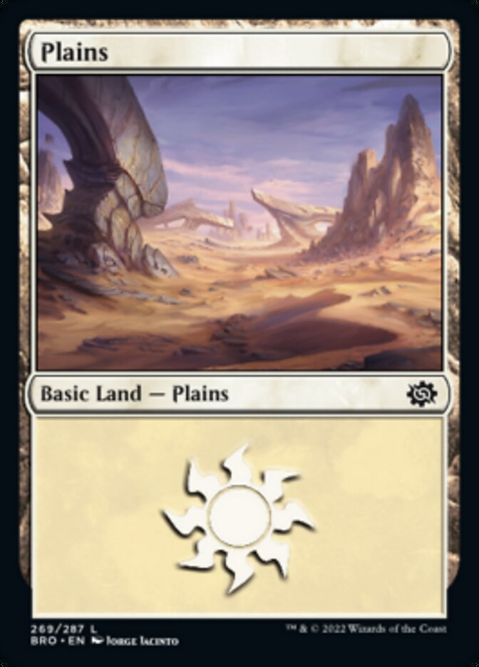 Plains (269) [The Brothers' War] MTG Single Magic: The Gathering    | Red Claw Gaming