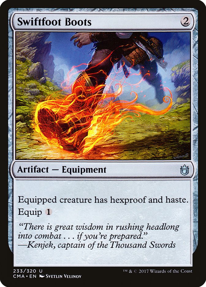 Swiftfoot Boots [Commander Anthology] MTG Single Magic: The Gathering    | Red Claw Gaming