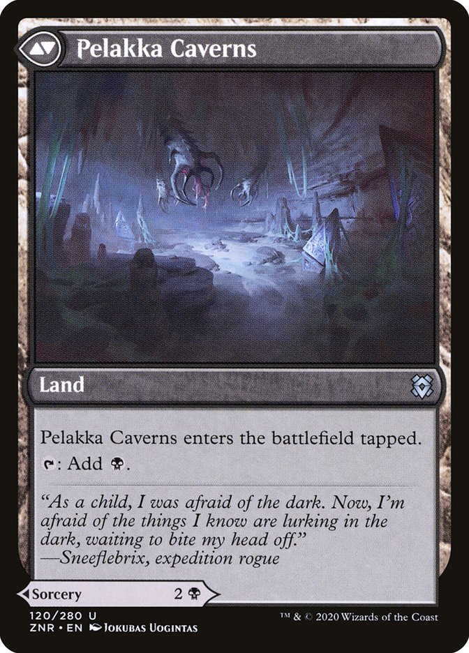 Pelakka Predation // Pelakka Caverns [Zendikar Rising] MTG Single Magic: The Gathering    | Red Claw Gaming