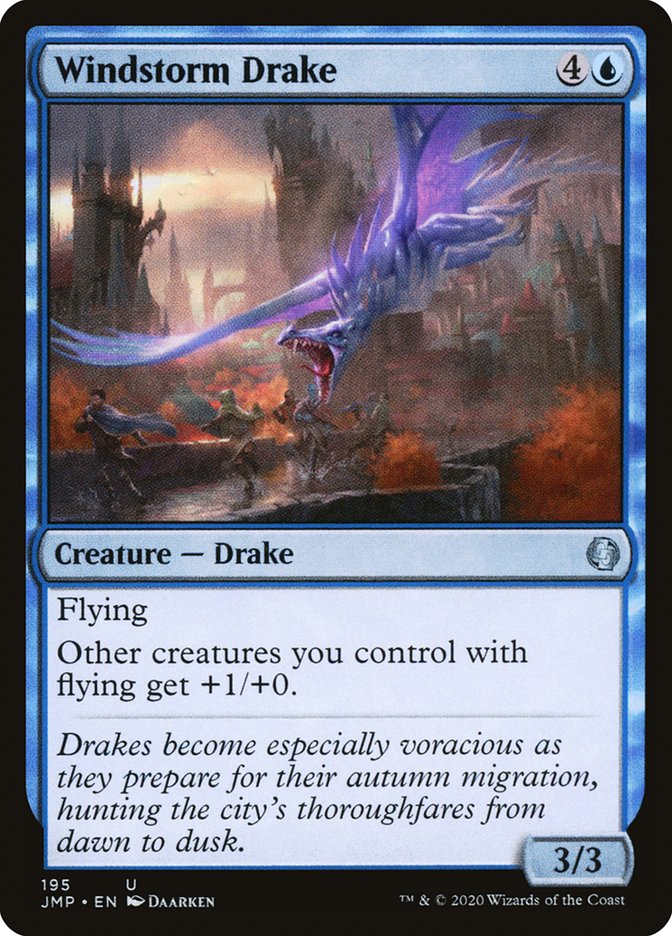 Windstorm Drake [Jumpstart] MTG Single Magic: The Gathering    | Red Claw Gaming