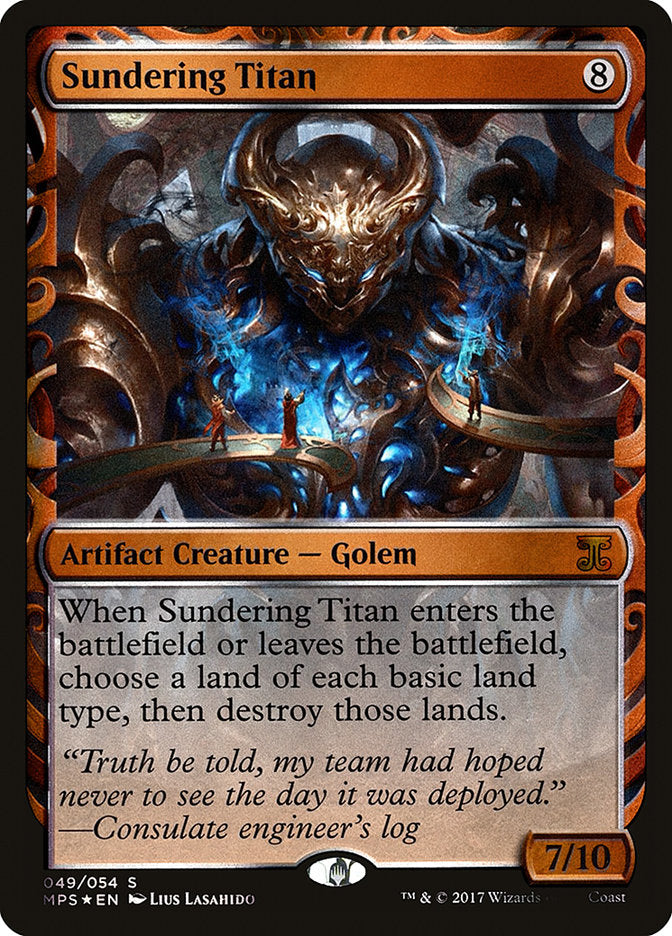 Sundering Titan [Kaladesh Inventions] MTG Single Magic: The Gathering    | Red Claw Gaming