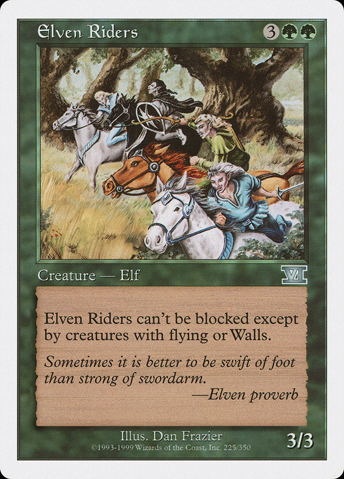 Elven Riders [Classic Sixth Edition] MTG Single Magic: The Gathering    | Red Claw Gaming