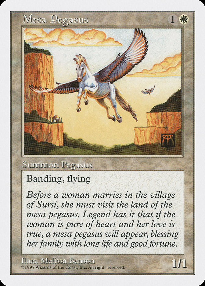 Mesa Pegasus [Fifth Edition] MTG Single Magic: The Gathering    | Red Claw Gaming