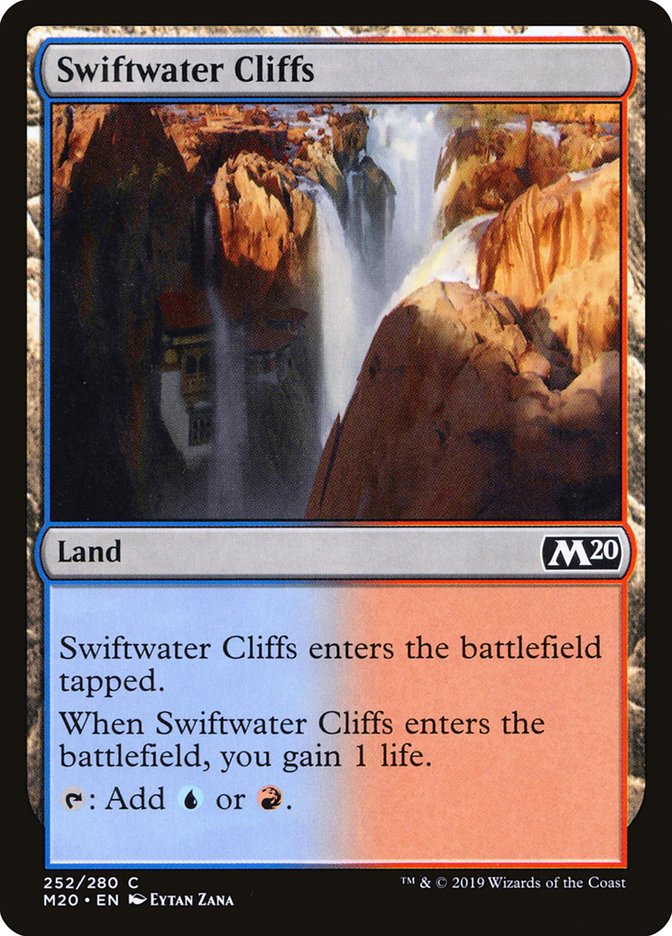 Swiftwater Cliffs [Core Set 2020] MTG Single Magic: The Gathering    | Red Claw Gaming